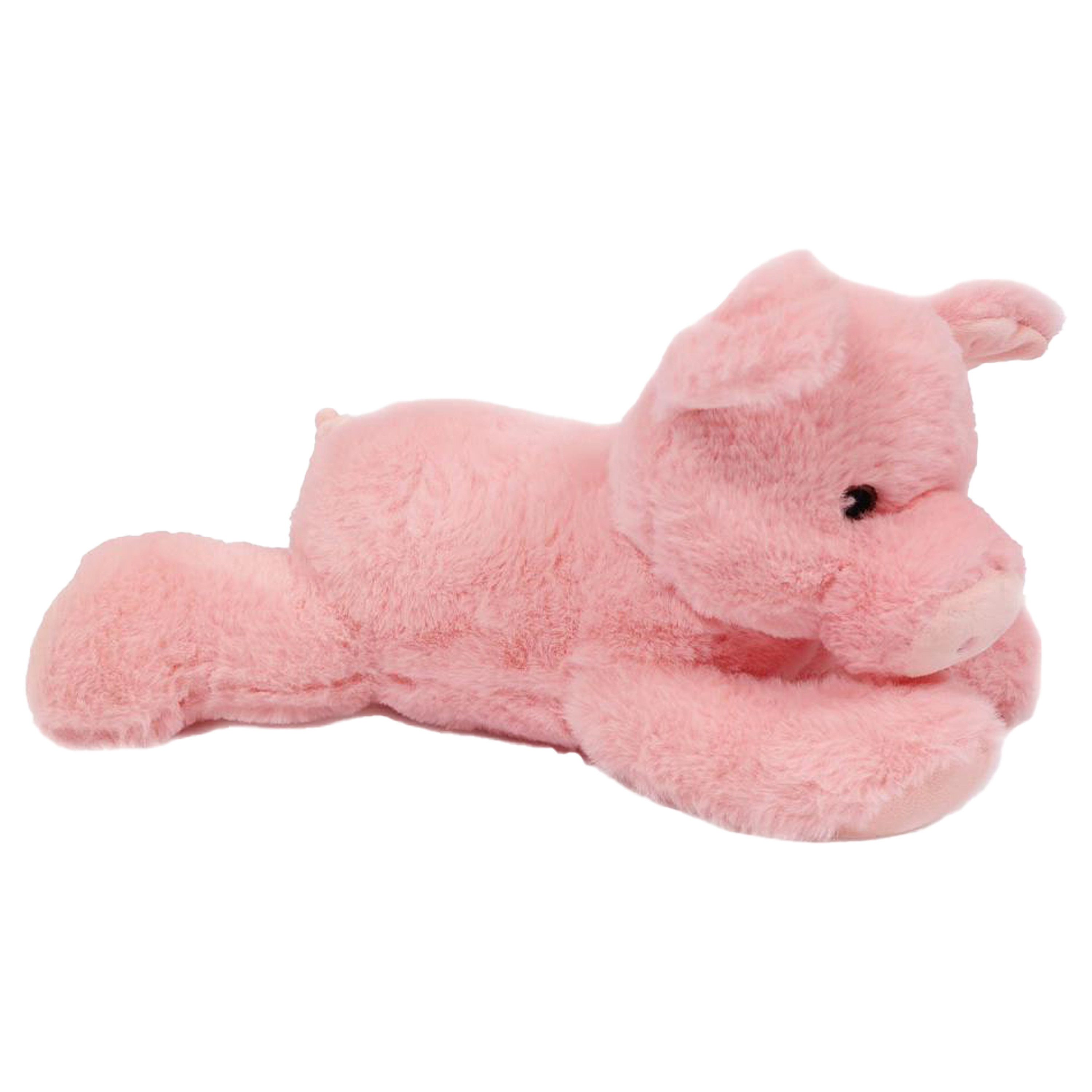 Knuffeldier Varken/biggetje - zachte pluche stof - roze - premium kwaliteit knuffels - 30 cm -