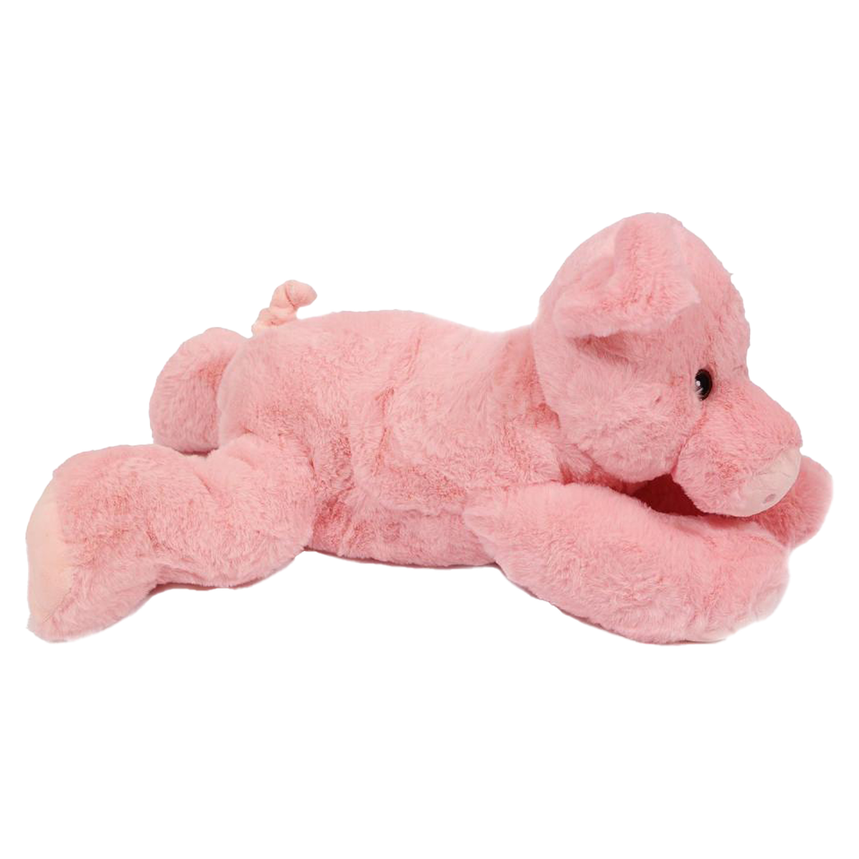 Knuffeldier Varken/biggetje - zachte pluche stof - roze - premium kwaliteit knuffels - 50 cm -