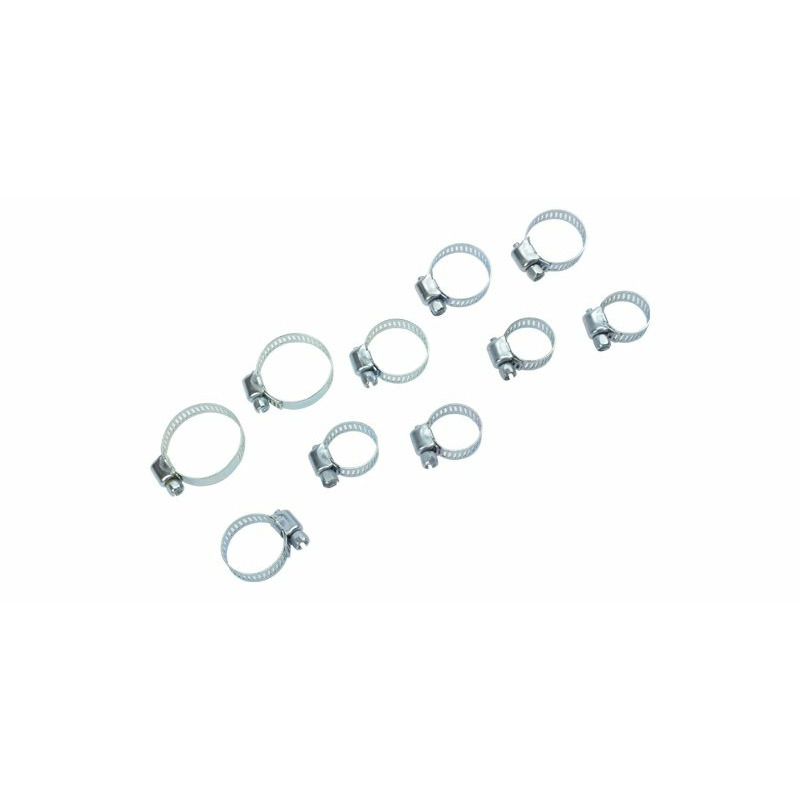 Slangklemmen set van 20x stuks - in 5 formaten - slangen vastzetten/afklemmen -