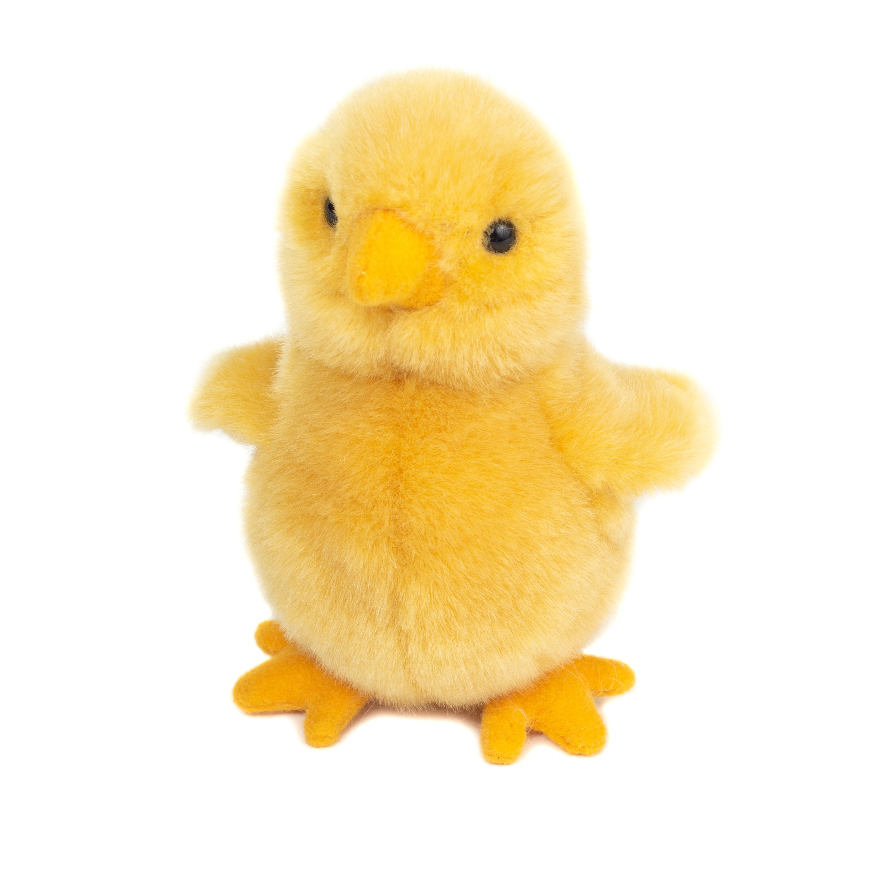 Knuffeldier Kippen kuiken - zachte pluche - premium kwaliteit knuffels - geel - 10 cm -