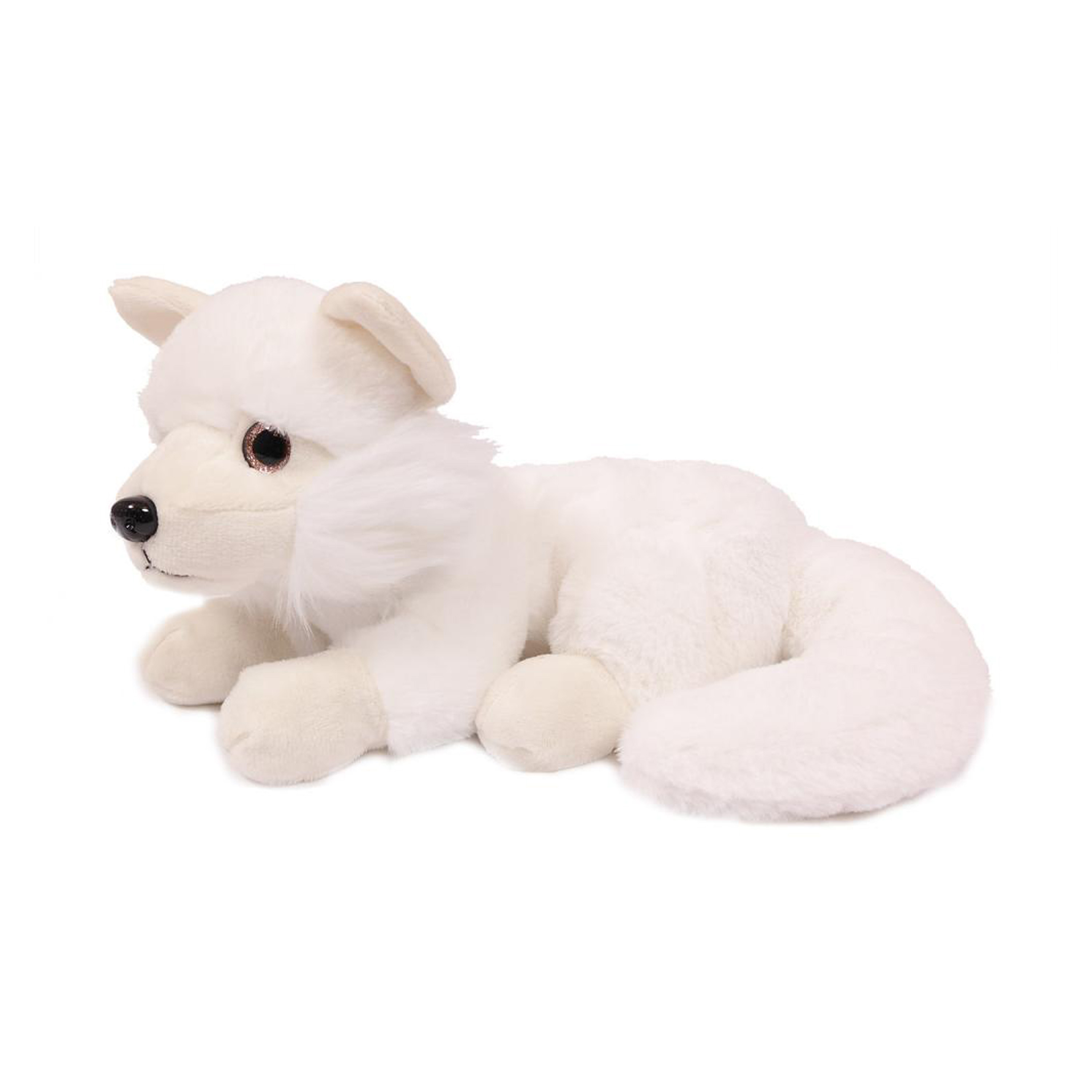 Knuffeldier Poolvos - zachte pluche stof - wit - premium kwaliteit knuffels - 20 cm -