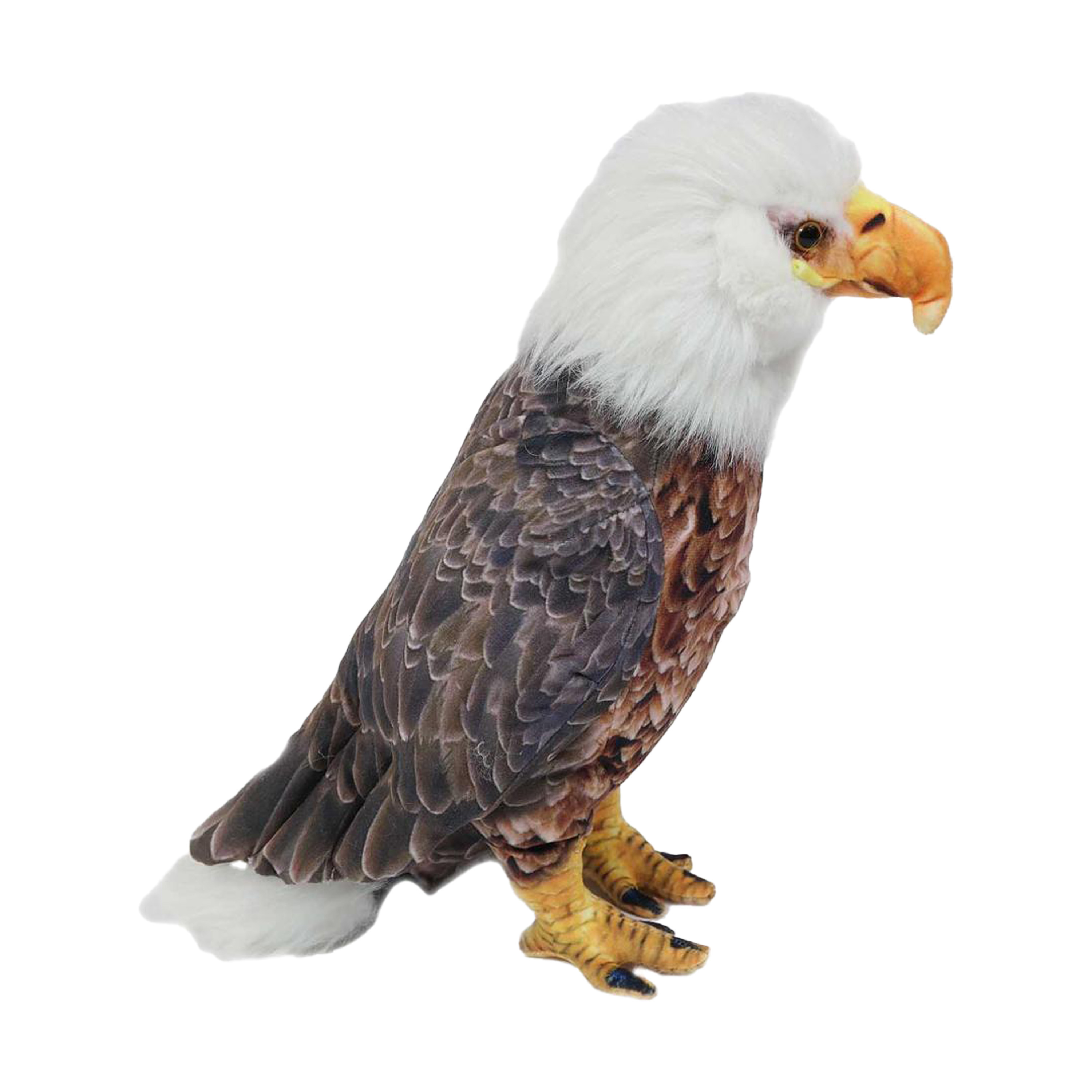 Knuffeldier Arend/Adelaar - zachte pluche stof - bruin/wit - premium kwaliteit knuffels - Roofvogels -