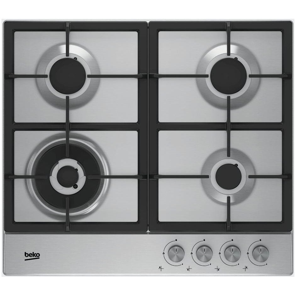 Beko HIAW64225SX Gas inbouwkookplaat Grijs