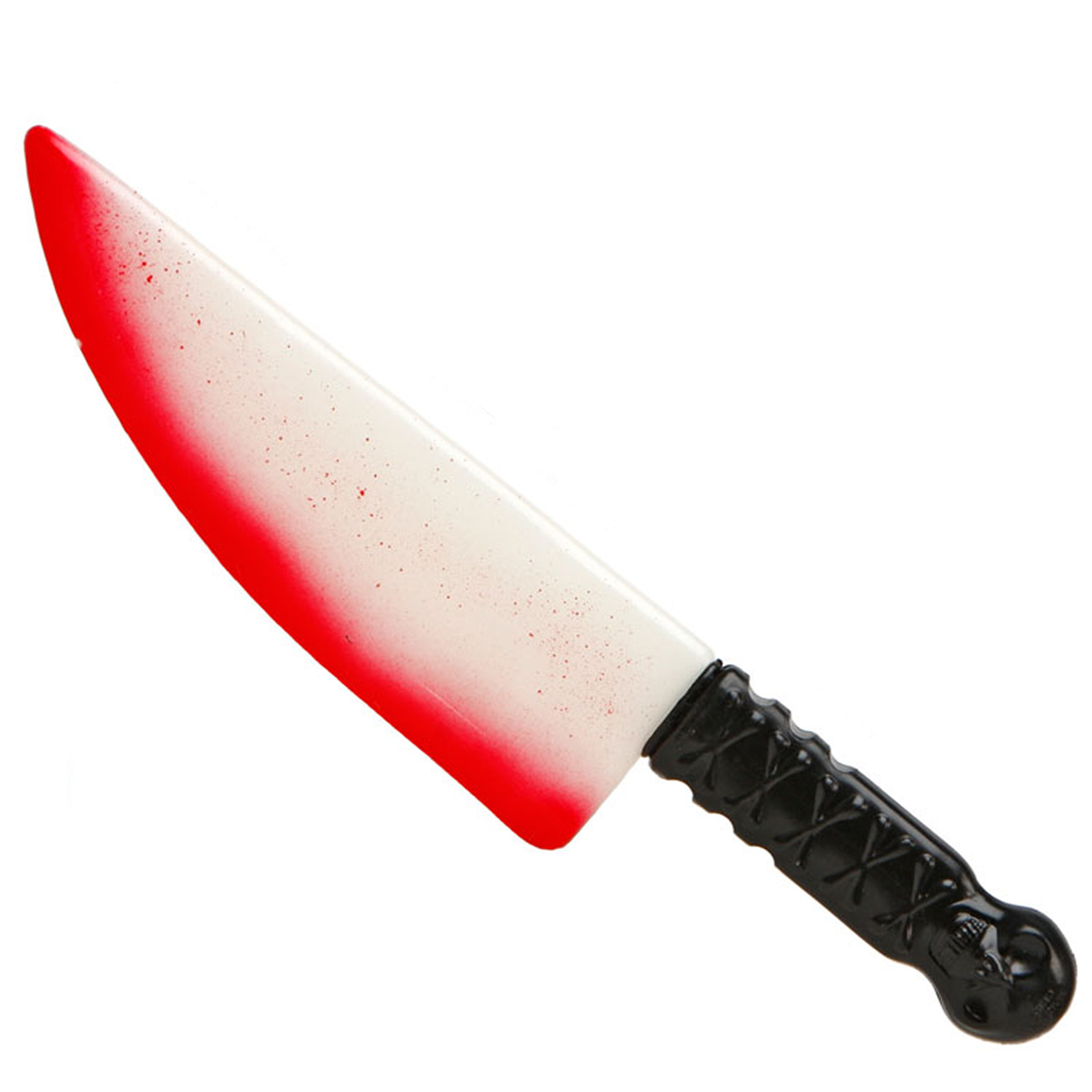Groot killer mes - plastic - 41 cm - Halloween verkleed wapens - glow in the dark -