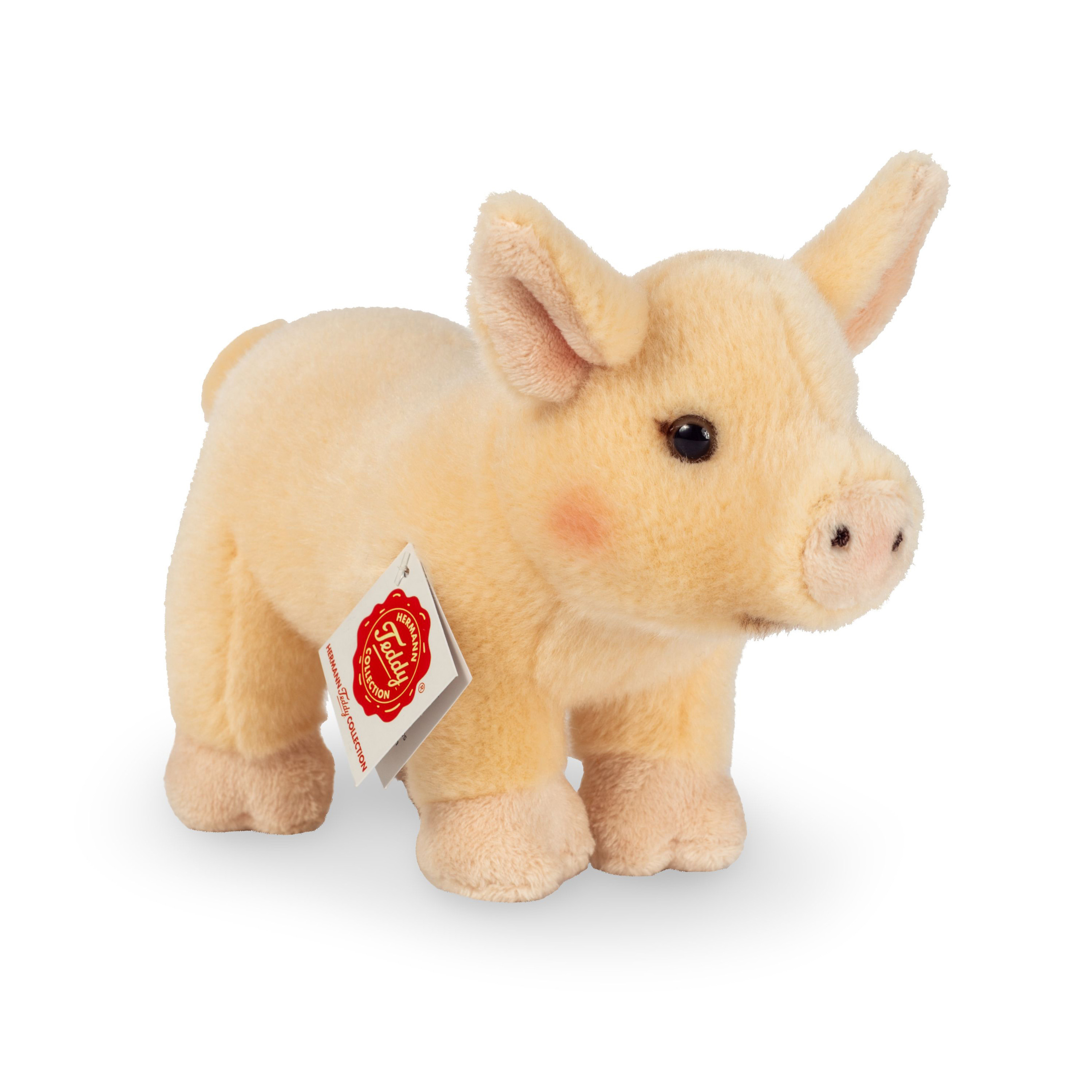Knuffeldier varken/biggetje - zachte pluche stof - premium kwaliteit knuffels - roze - 20 cm -