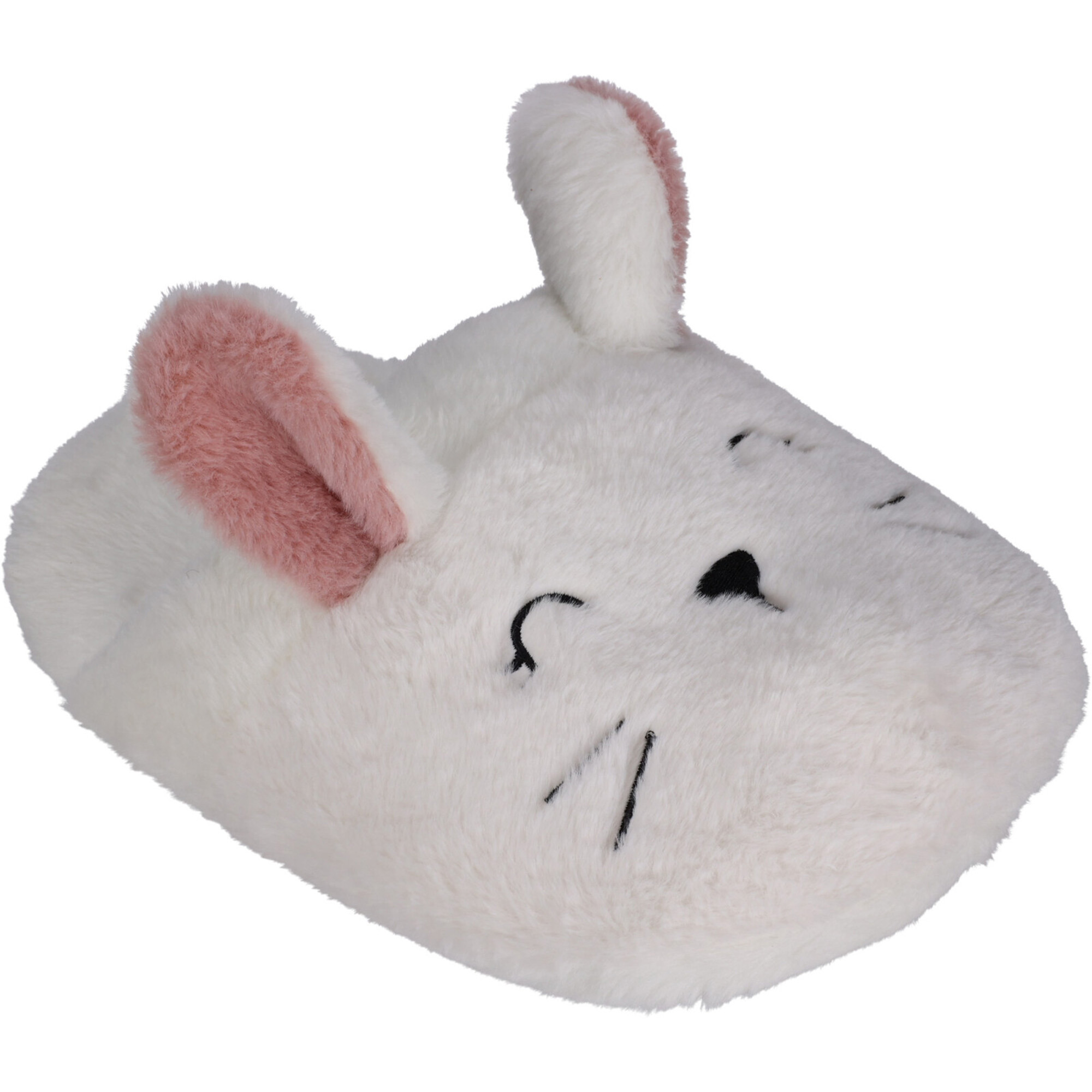 Voetenwarmer pantoffel - voor kinderen - konijn - one size - dieren sloffen -