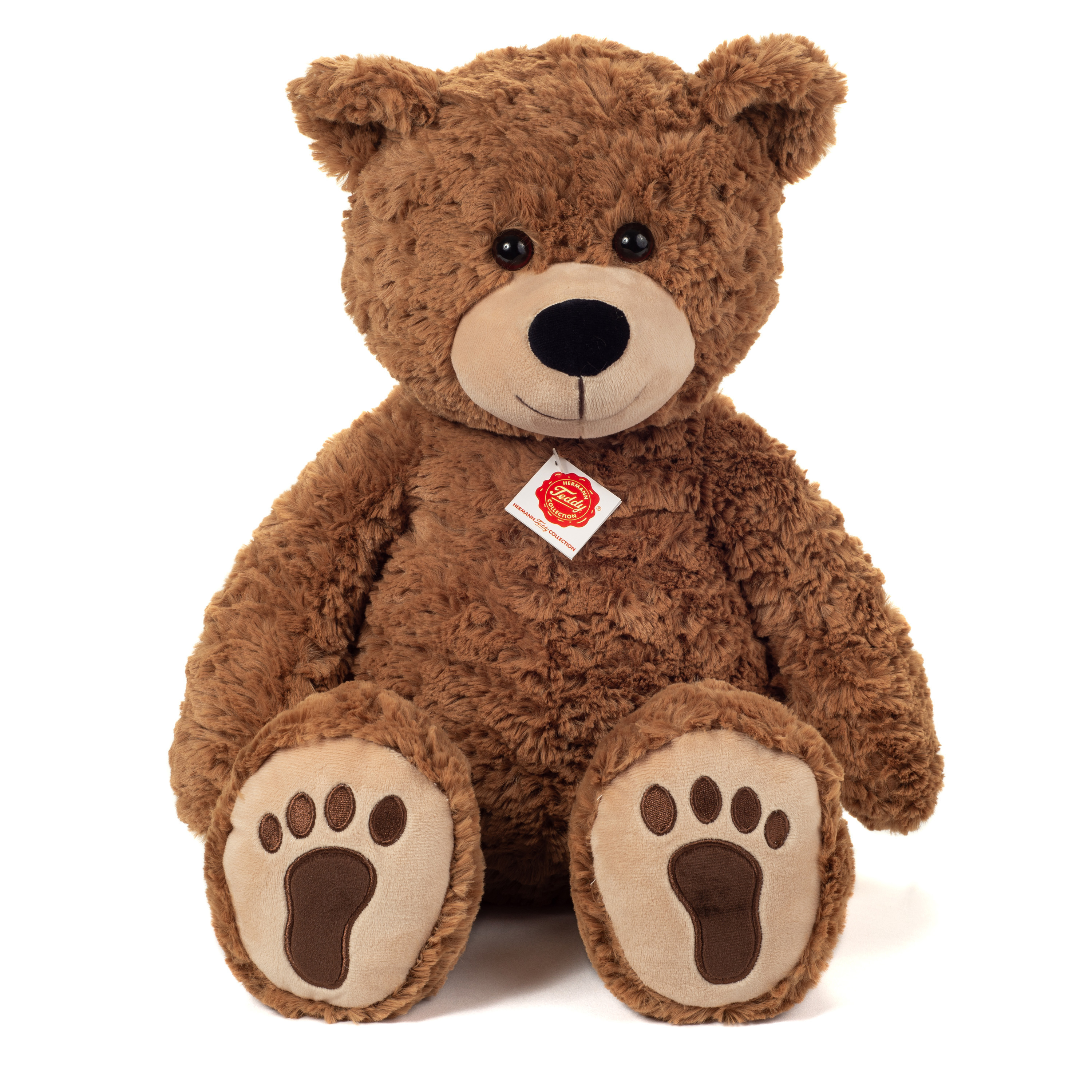 Knuffeldier beer Bruno - zachte pluche stof - premium kwaliteit knuffels - bruin - 55 cm -