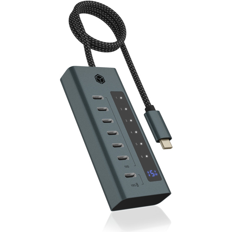 ICY BOX 7-Port USB 3.2 Gen 2 Type-C Hub usb-hub