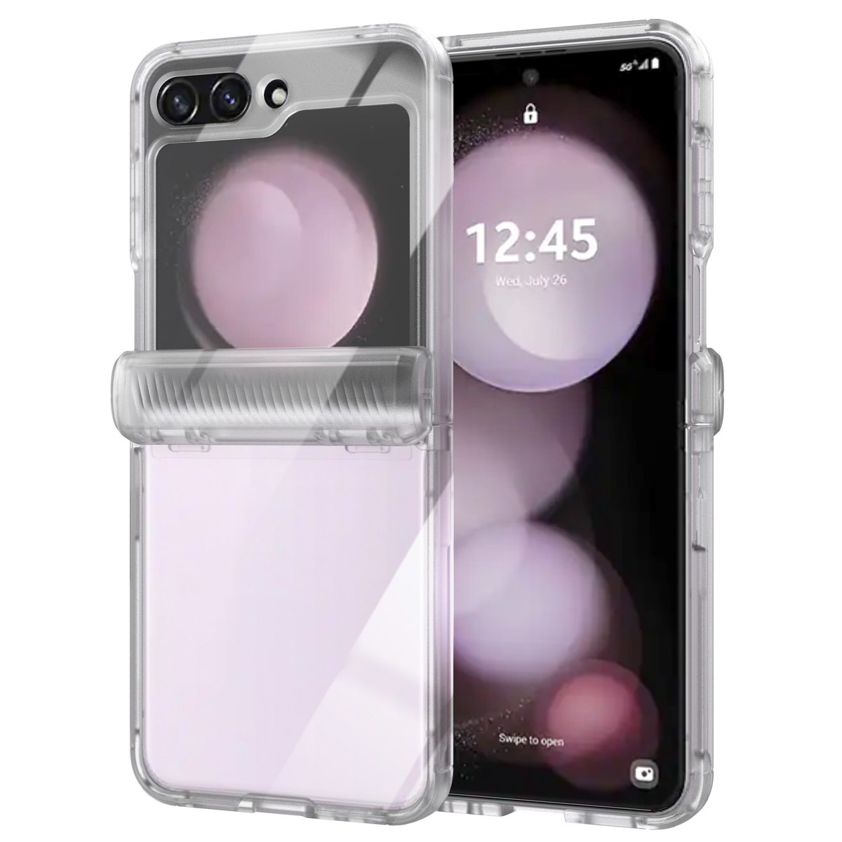 Accezz Xtreme Impact Backcover Samsung Galaxy Z Flip 5 Telefoonhoesje Transparant