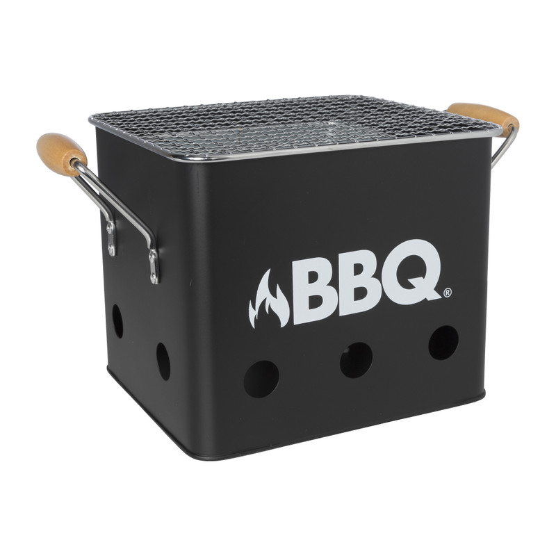 Bbq kubus - mini barbecue - 27.5x17x15.5 cm