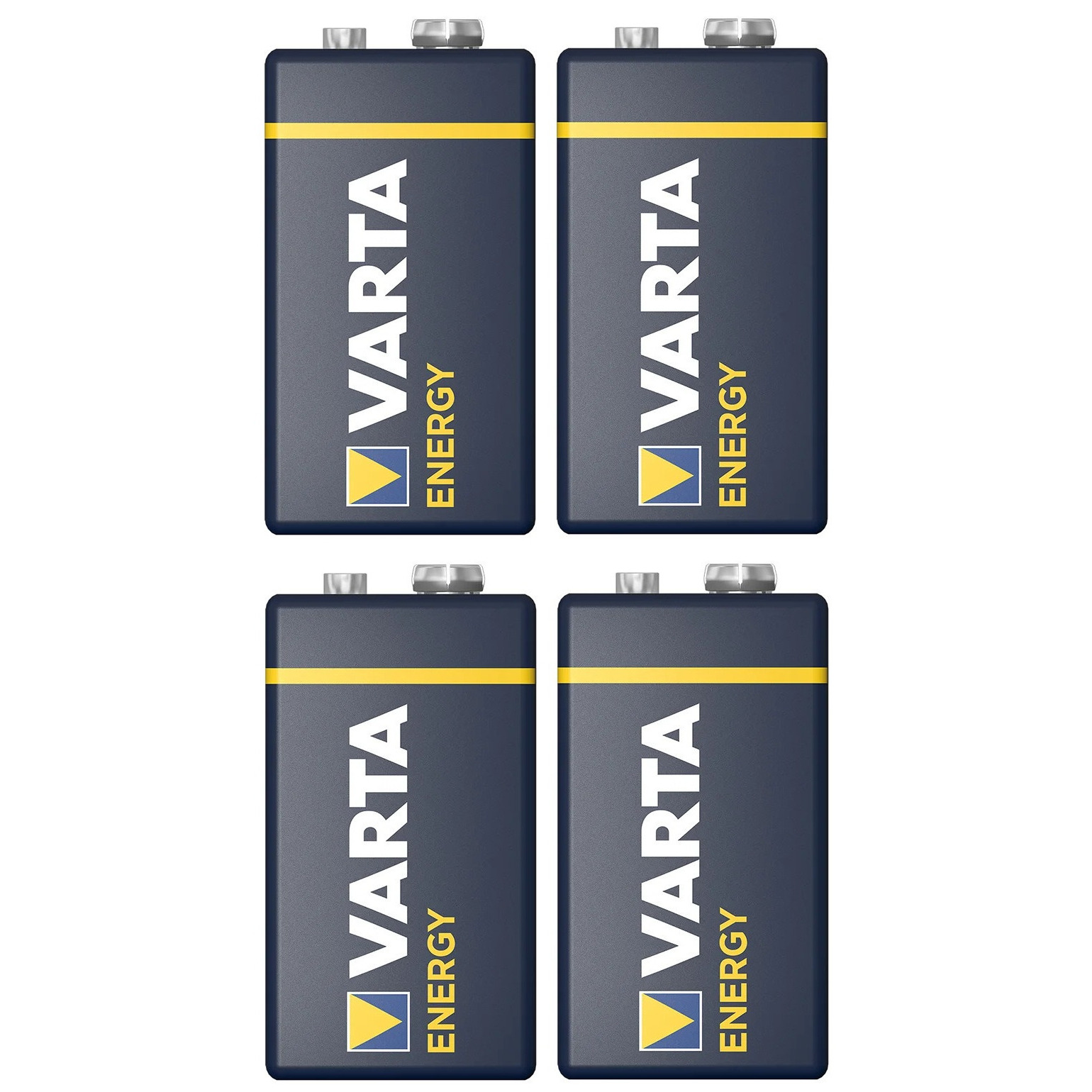 Varta Energy Alkaline batterij - 4x - 9V - blokbatterij - LR61 -