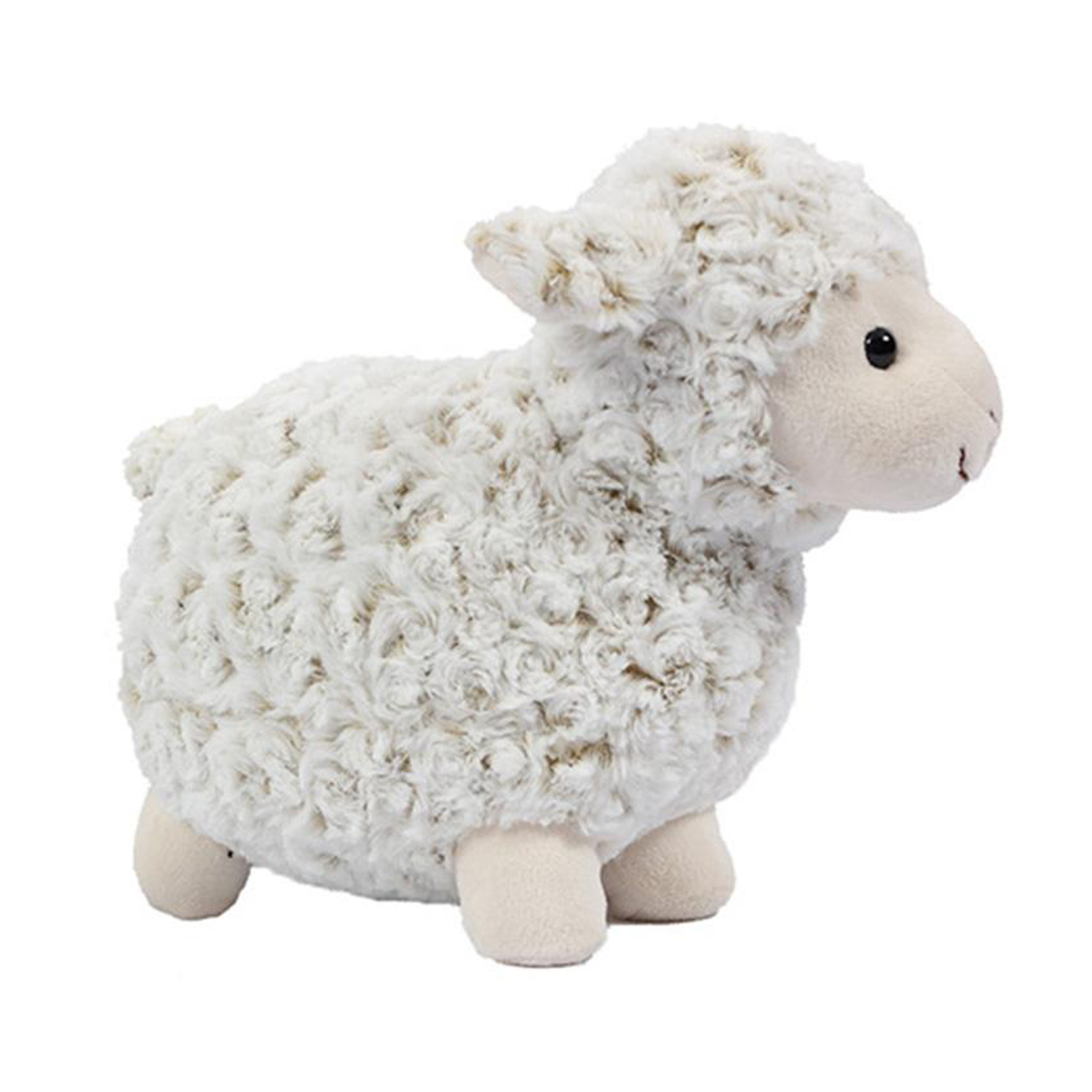 Knuffeldier Schaap/lammetje - zachte pluche stof - premium kwaliteit knuffels - wit - 35 cm -