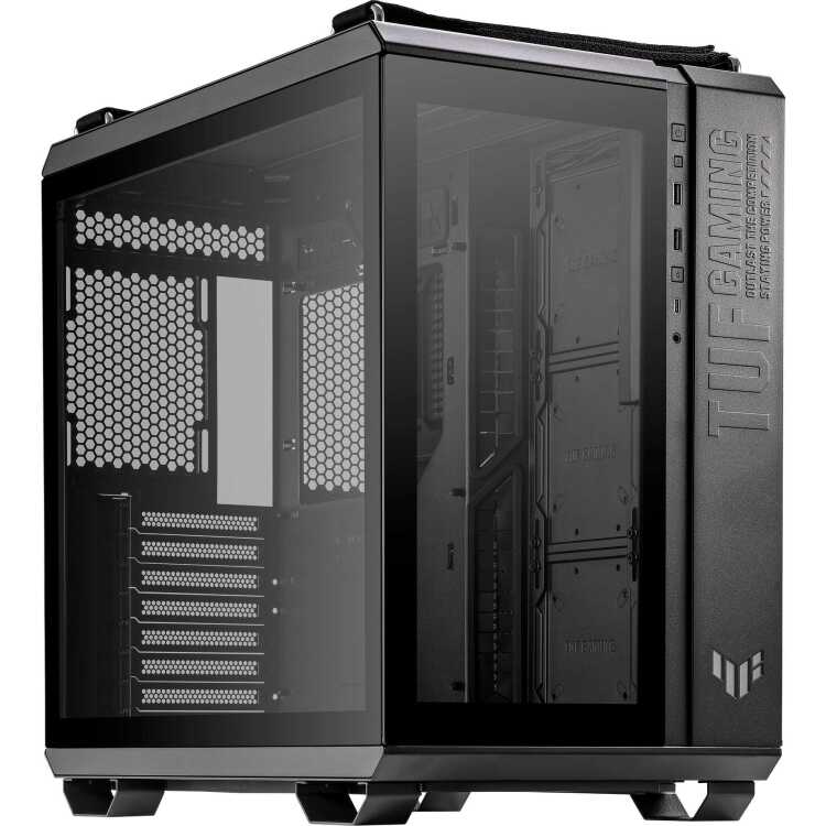 ASUS TUF Gaming GT502 PLUS tower behuizing 2x USB-A | 1x USB-C | Tempered Glass