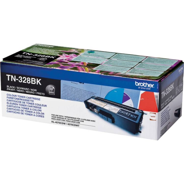 Brother TN-328BK toner Zwart