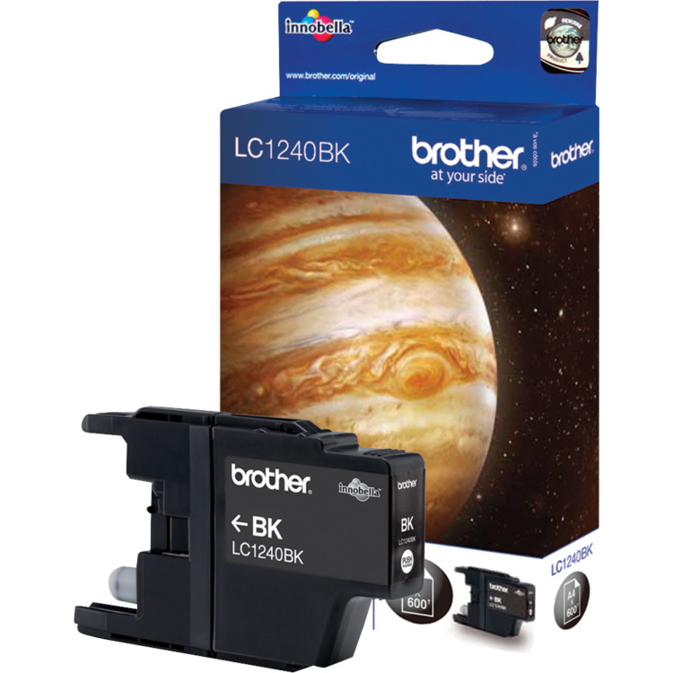 Brother Inkt Zwart - LC-1240BK inkt
