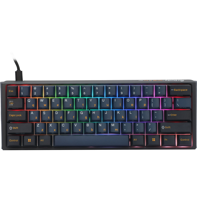 Ducky One 3 Pro Mini gaming toetsenbord RGB led, Double-shot PBT, QUACK Mechanics, 60%, hot swap