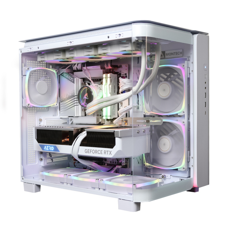 ALTERNATE Thunderstorm Pro i9 - 4080 SUPER White edition gaming pc i9-14900KF | RTX 4080 SUPER | 32 GB | 2 TB SSD