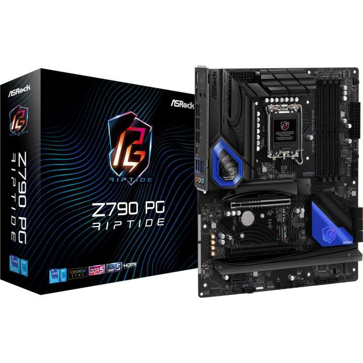 ASRock Z790 PG RIPTIDE moederbord RAID, 2.5 Gb-LAN, Sound, ATX