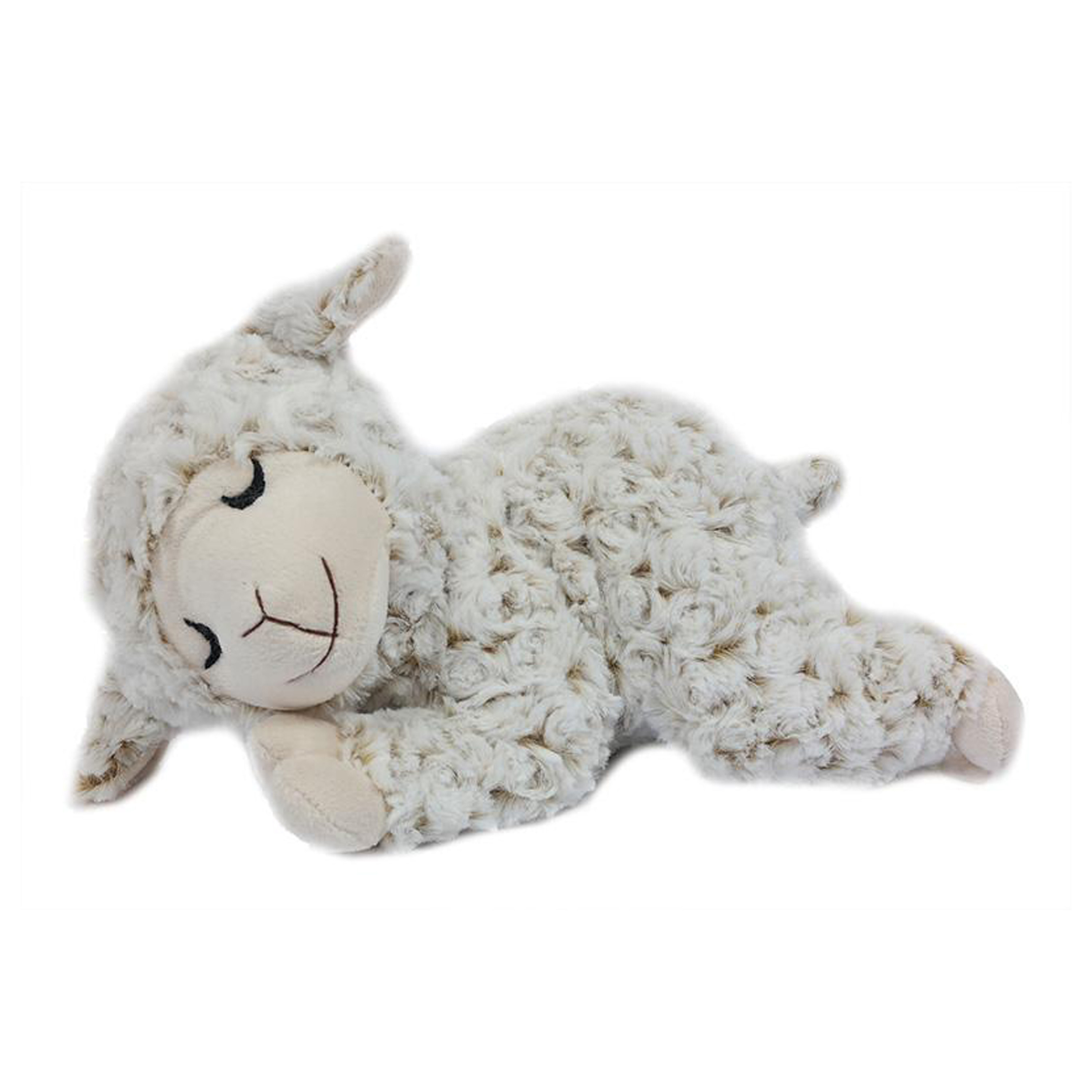 Knuffeldier Schaap/lammetje - zachte pluche stof - premium kwaliteit knuffels - wit - 28 cm -