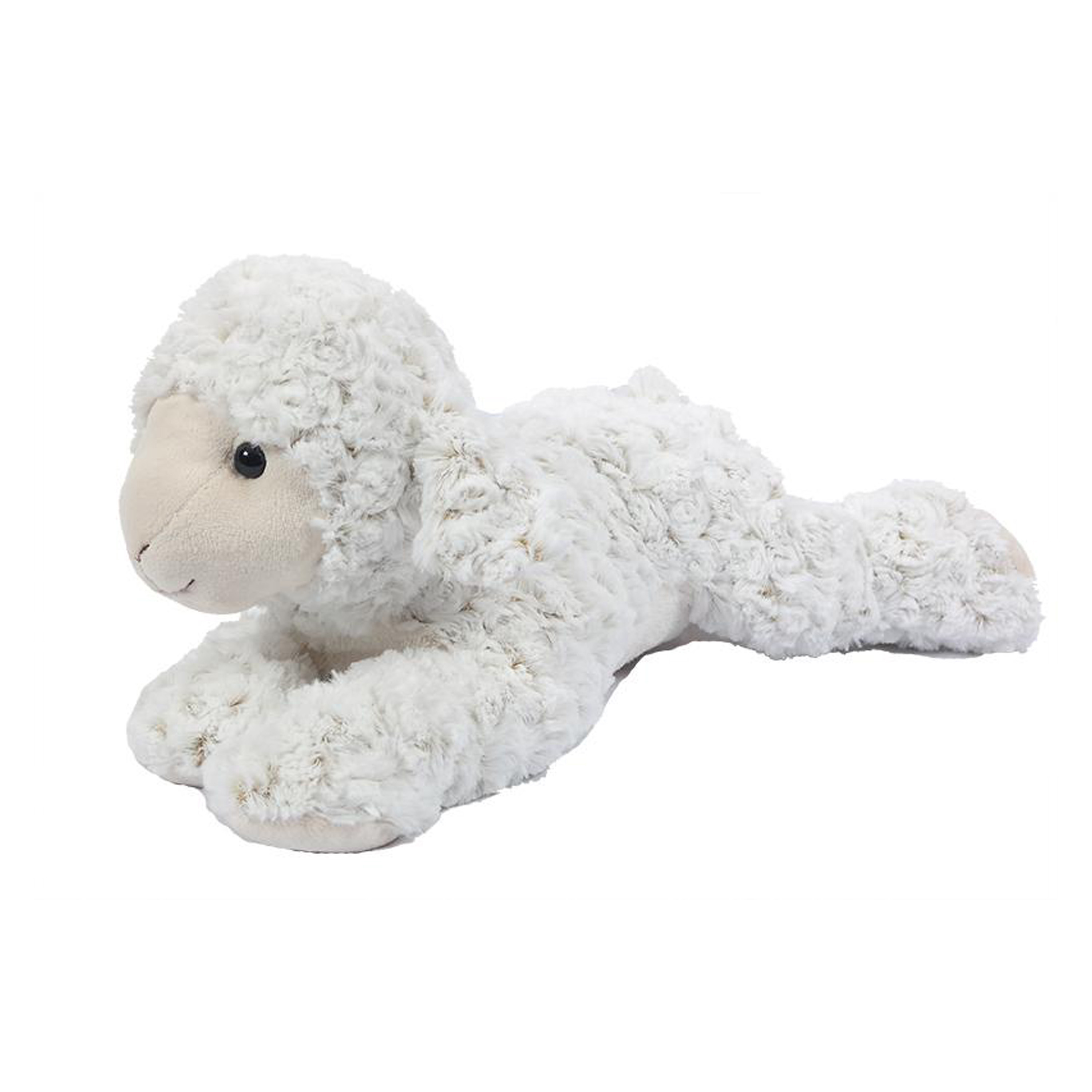 Knuffeldier Schaap/lammetje - zachte pluche stof - premium kwaliteit knuffels - wit - 49 cm -