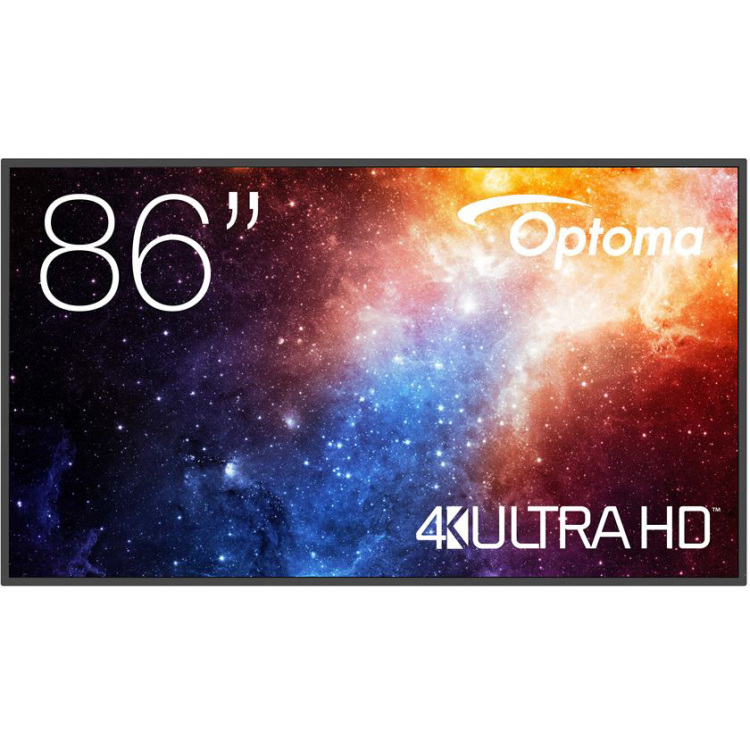 Optoma N3861K public display 4K, UHD, 3x HDMI, USB-A, USB-C, Wi-Fi