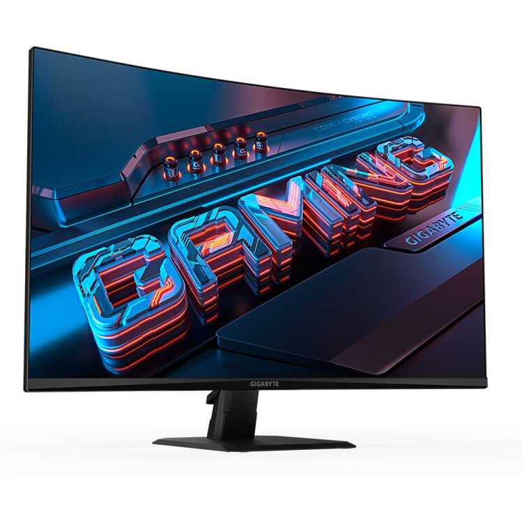 GIGABYTE GS32QC gaming monitor 2x HDMI, DisplayPort, 165 Hz