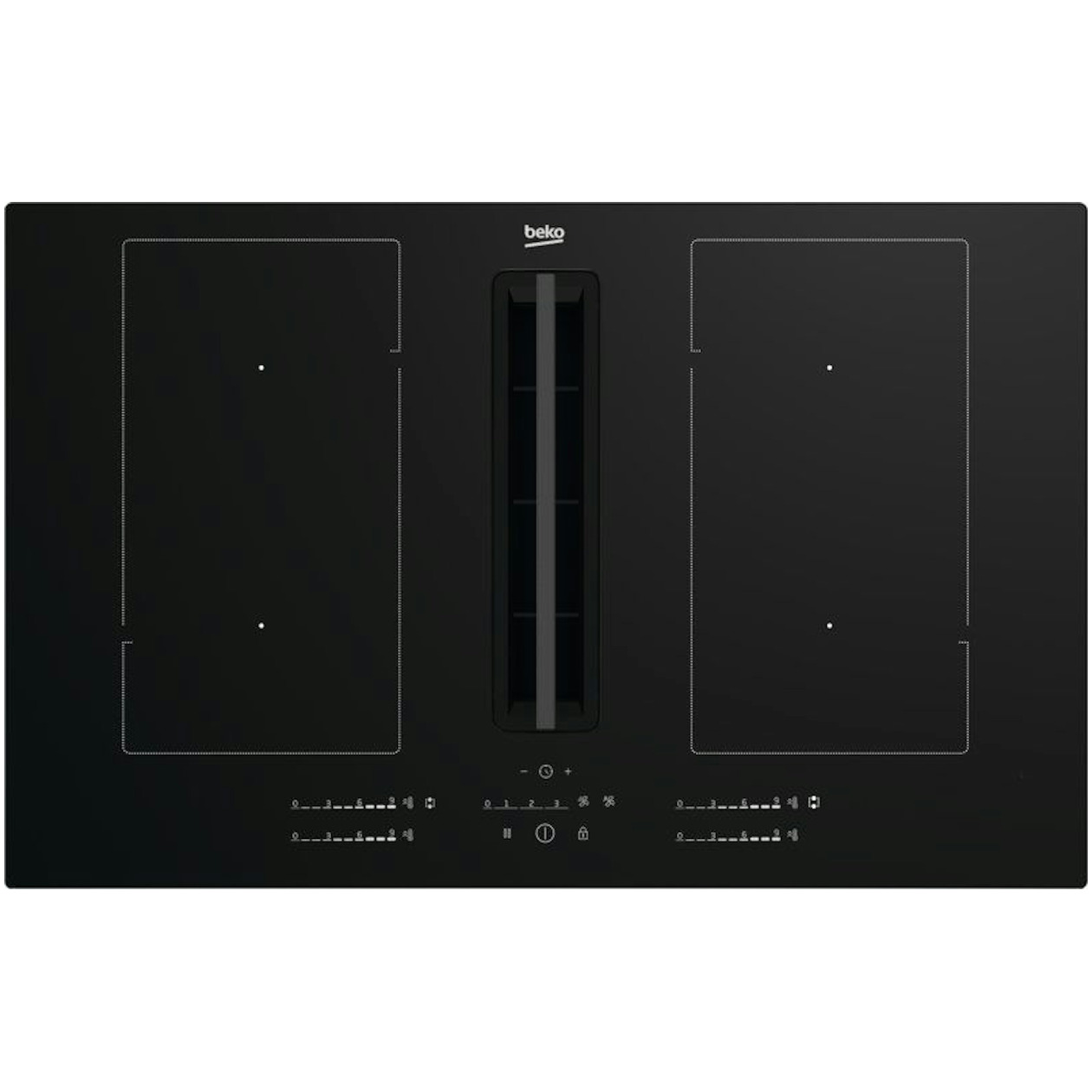 Beko HIXI84700UP Selective Line Inductie inbouwkookplaat Zwart