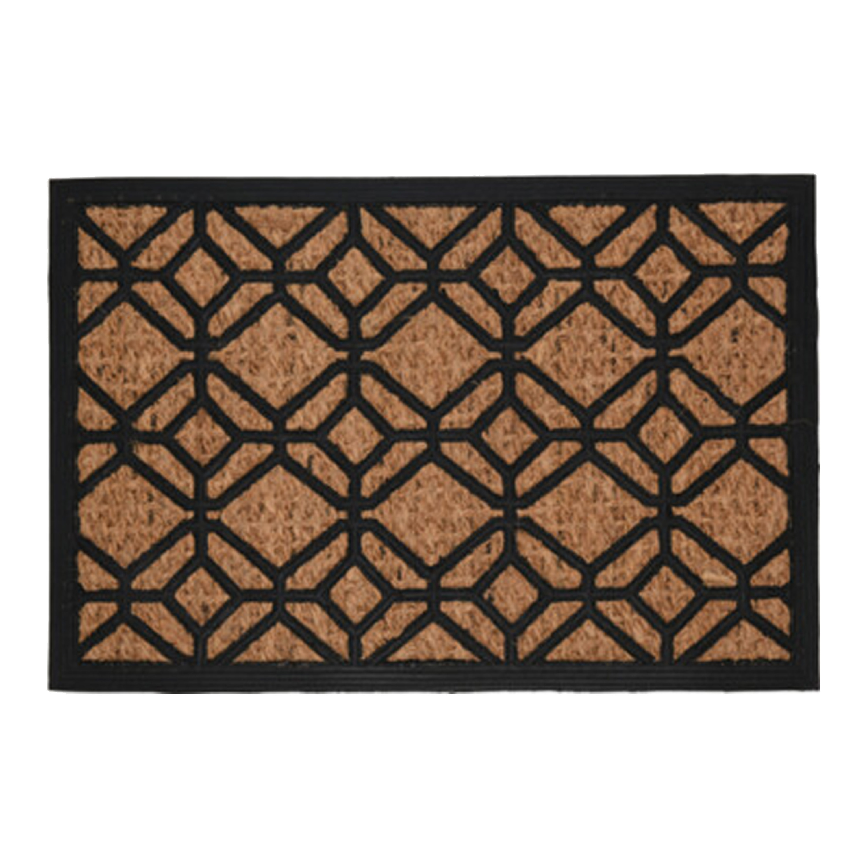Deurmat met print - voor binnen en buiten - kokosvezel - 60 x 40 cm - Droogloopmat -