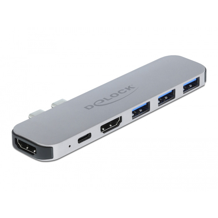 DeLOCK Docking Station for MacBook Dual HDMI 4K / PD / Hub dockingstation
