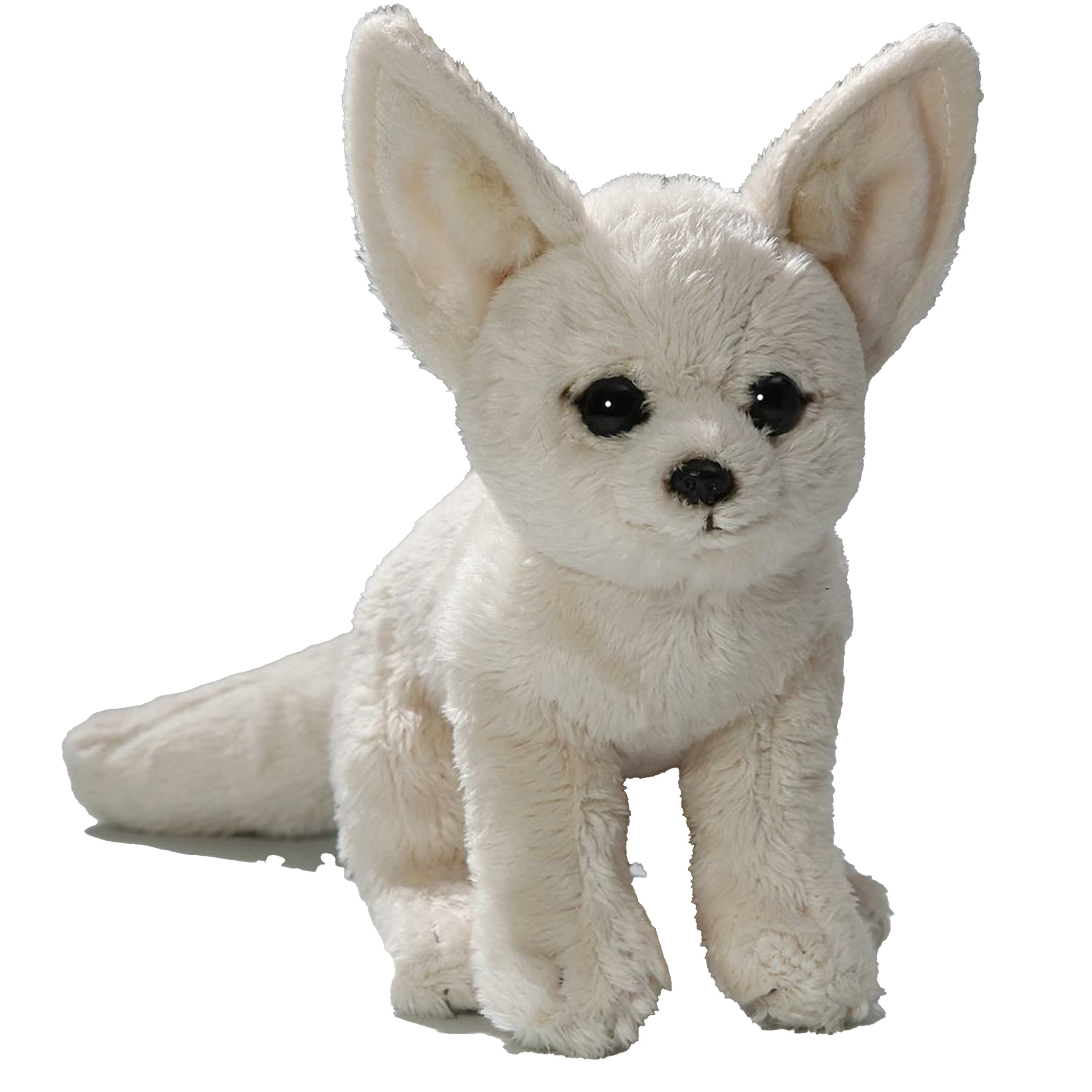 Knuffeldier Fennec woestijnvos - zachte pluche stof - premium kwaliteit knuffels - 28 cm -