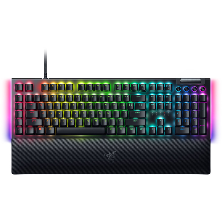 Razer BlackWidow V4 gaming toetsenbord RGB leds, Doubleshot ABS