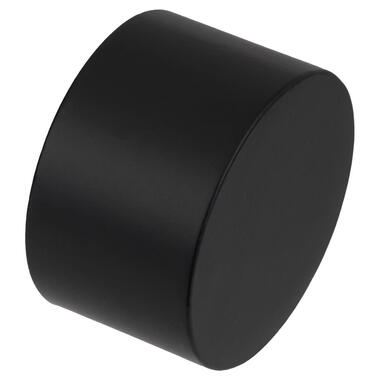 Eindknop gordijnroede - zwart Ø28 mm - S/2 (2016360) - Leen Bakker