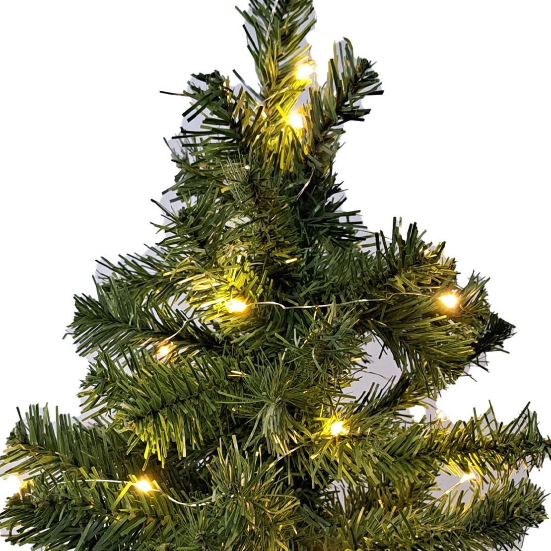 Lichtslinger/lichtsnoer LED verlichting - 3x - 2 meter/20 lampjes - warm wit - fairy lights -