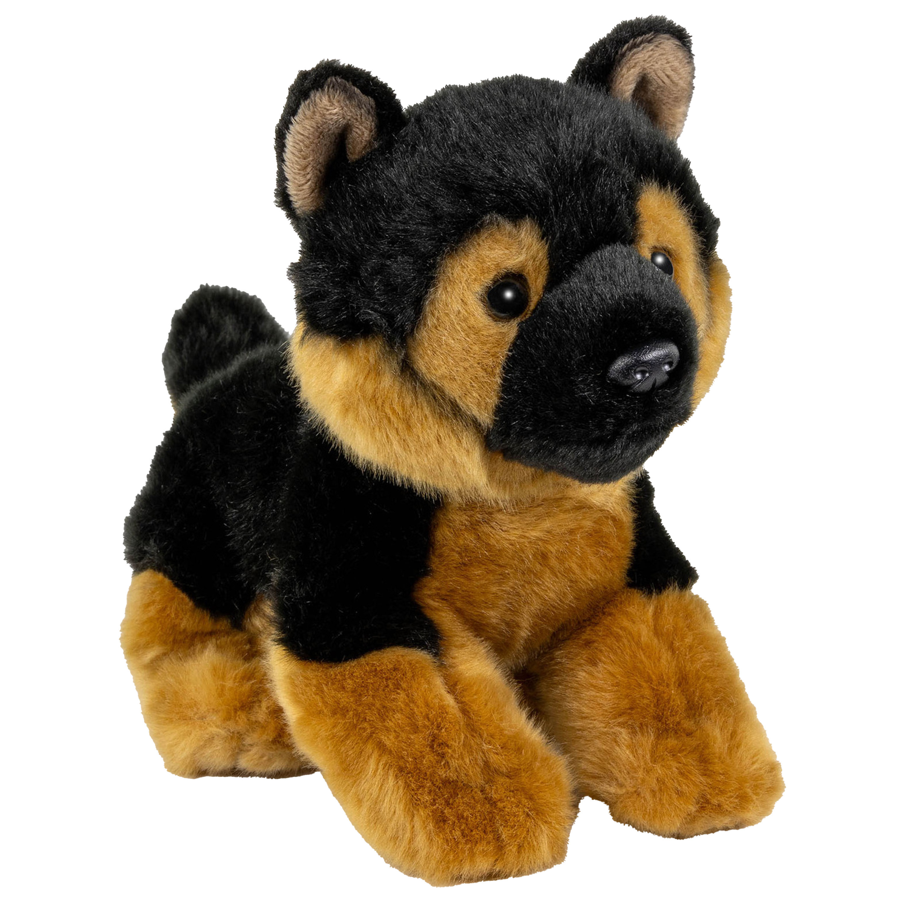 Knuffeldier herdershond - zachte pluche stof - premium kwaliteit knuffels - 23 cm -