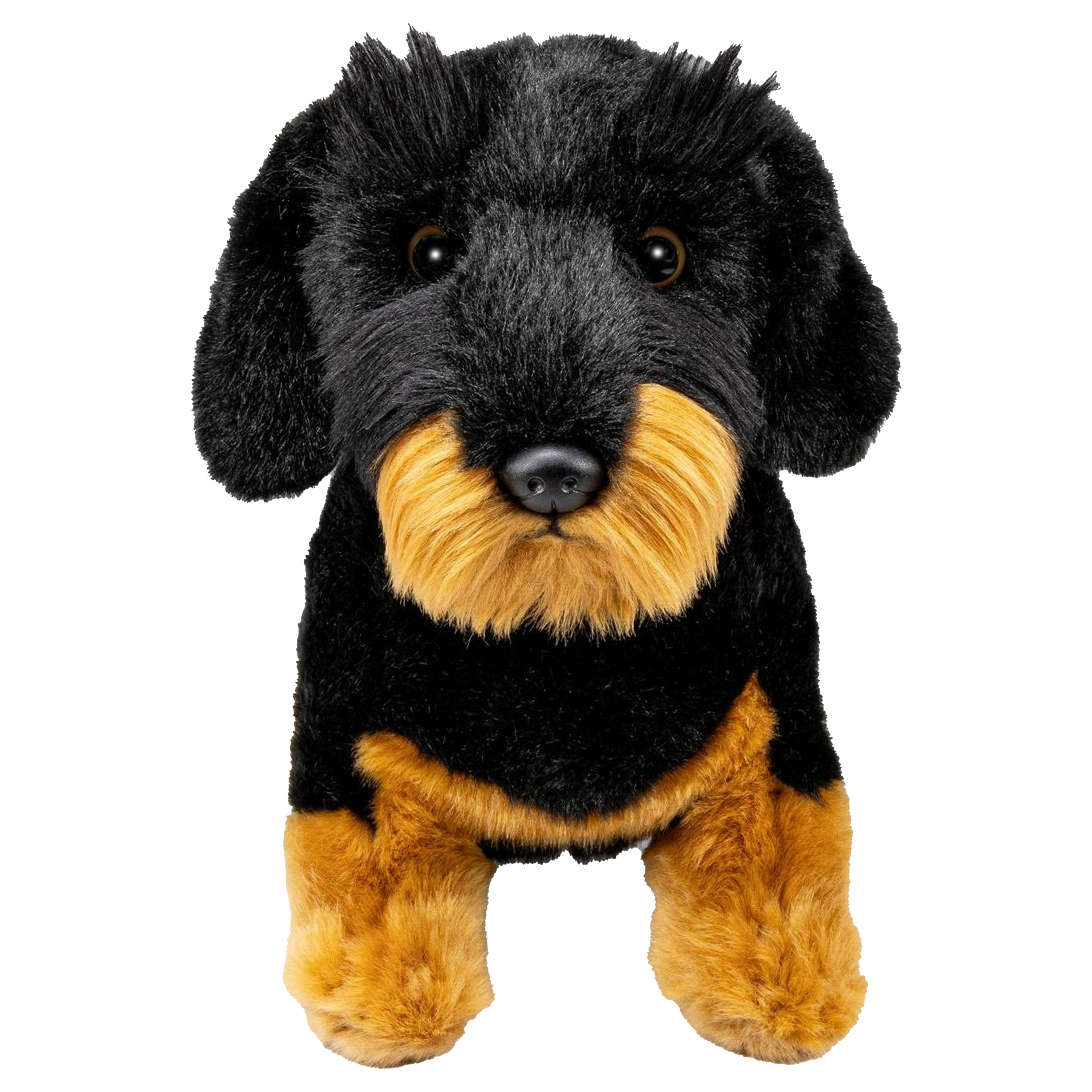 Knuffeldier Teckel hond - zachte pluche stof - premium kwaliteit knuffels - 30 cm -