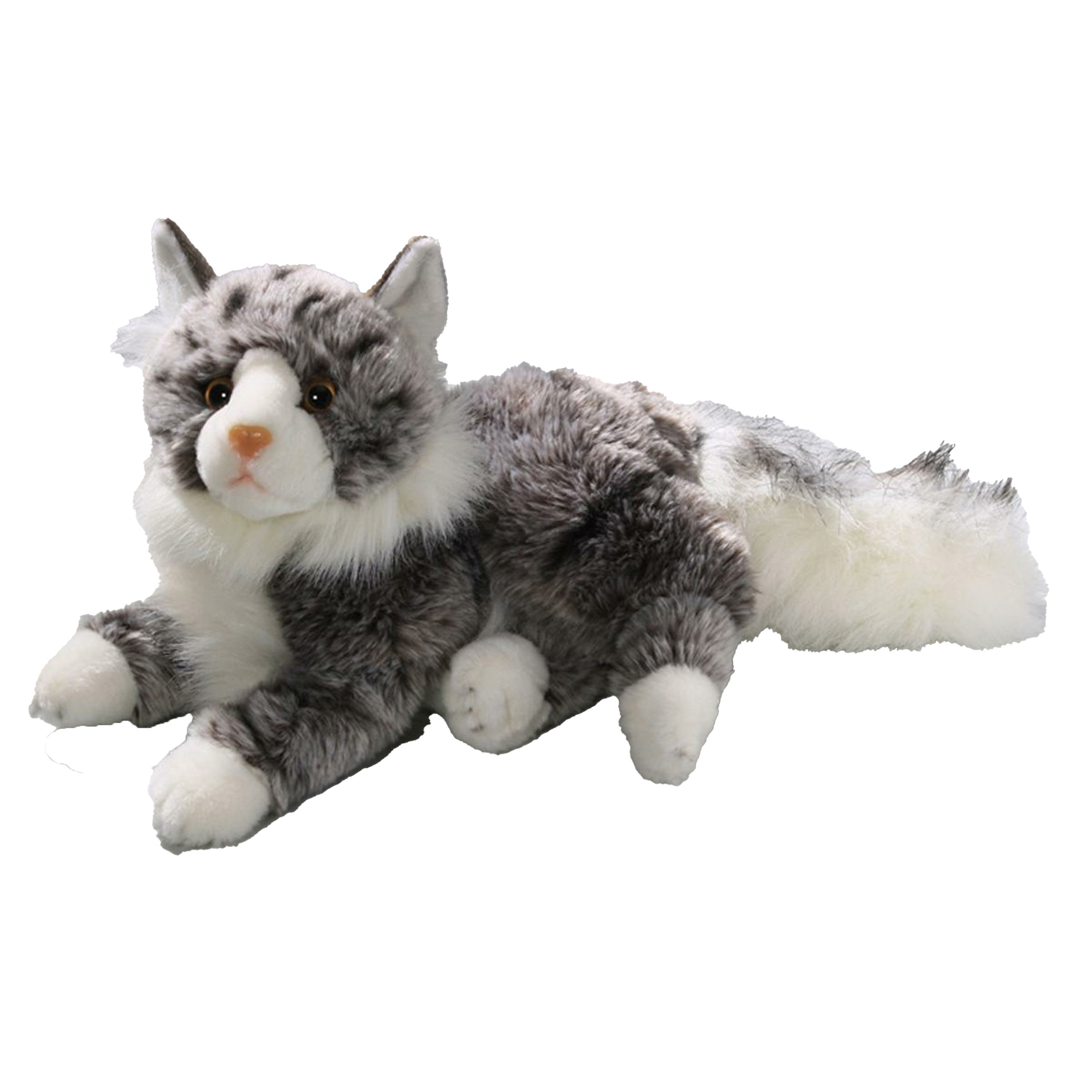 CarlDick Pluche knuffeldier Perzische kat - premium kwaliteit - 30 cm - kat - huisdieren knuffel -