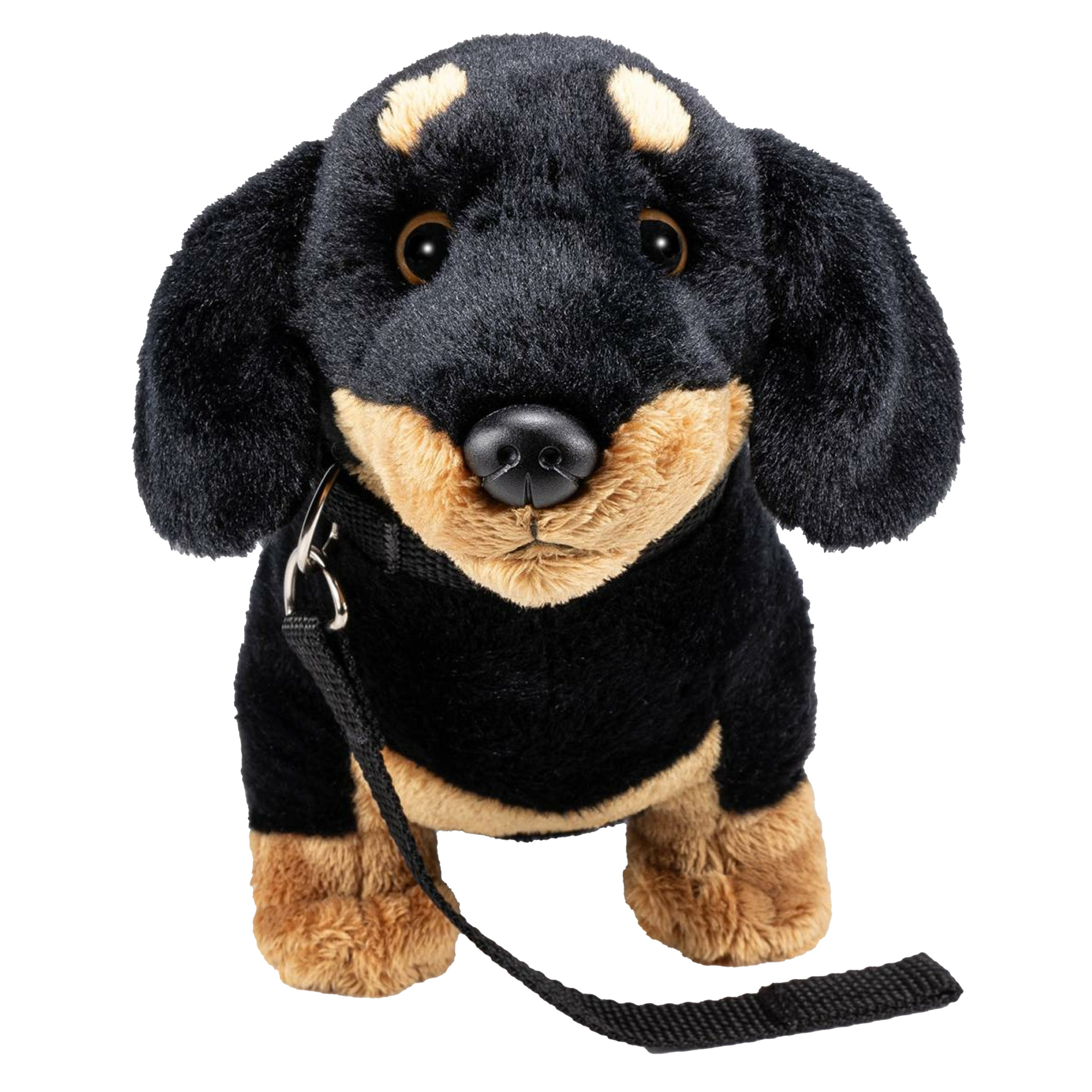 Knuffeldier Teckel hond - zachte pluche stof - premium kwaliteit knuffels - 30 cm -