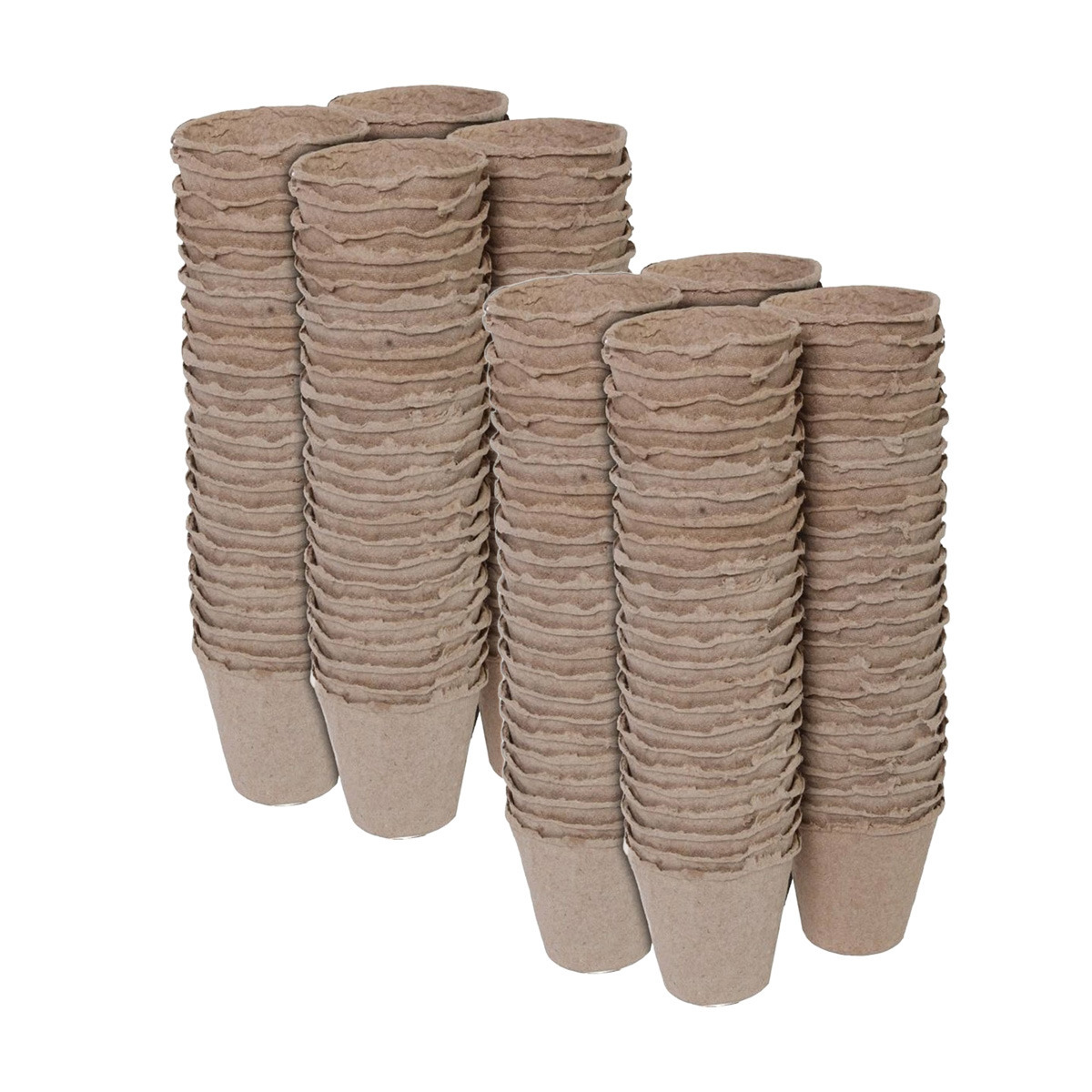 Stekpotje / kweekpot - 192x stuks - 6 cm - turfpotjes -