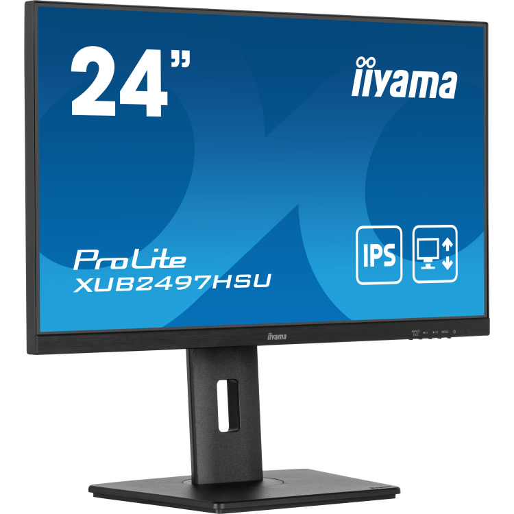 iiyama ProLite XUB2497HSU-B1 ledmonitor 100Hz, HDMI, Display Port, USB-C, LAN, Audio