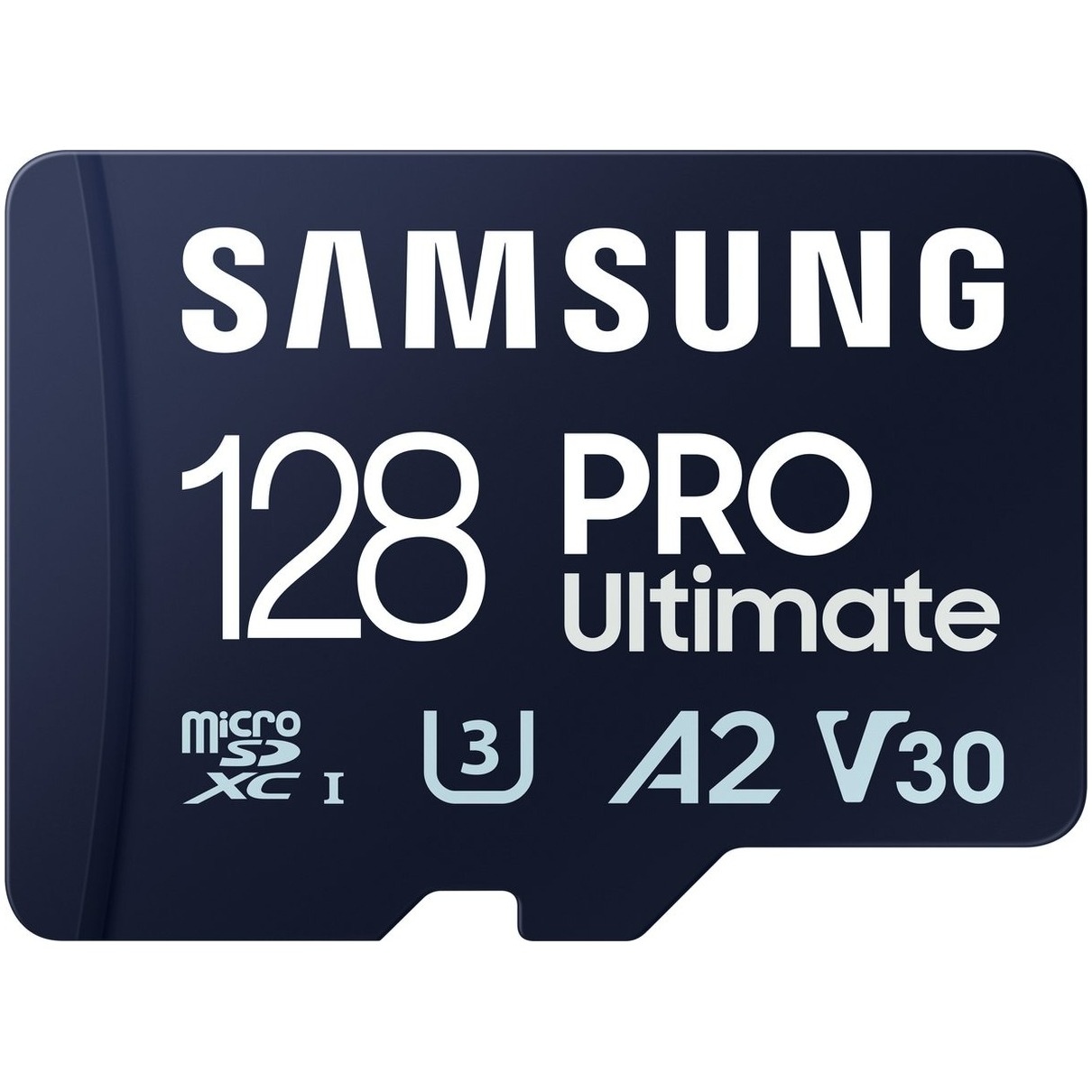Samsung PRO Ultimate 128 GB (2023) microSDXC + SD Adapter Micro SD-kaart Blauw