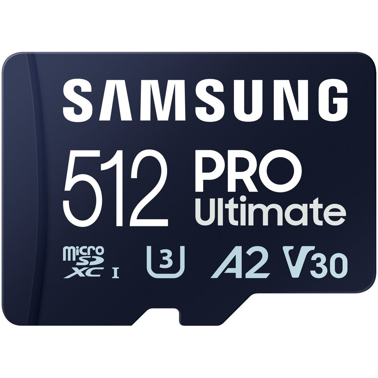 Samsung PRO Ultimate 512 GB (2023) microSDXC + SD Adapter Micro SD-kaart Blauw