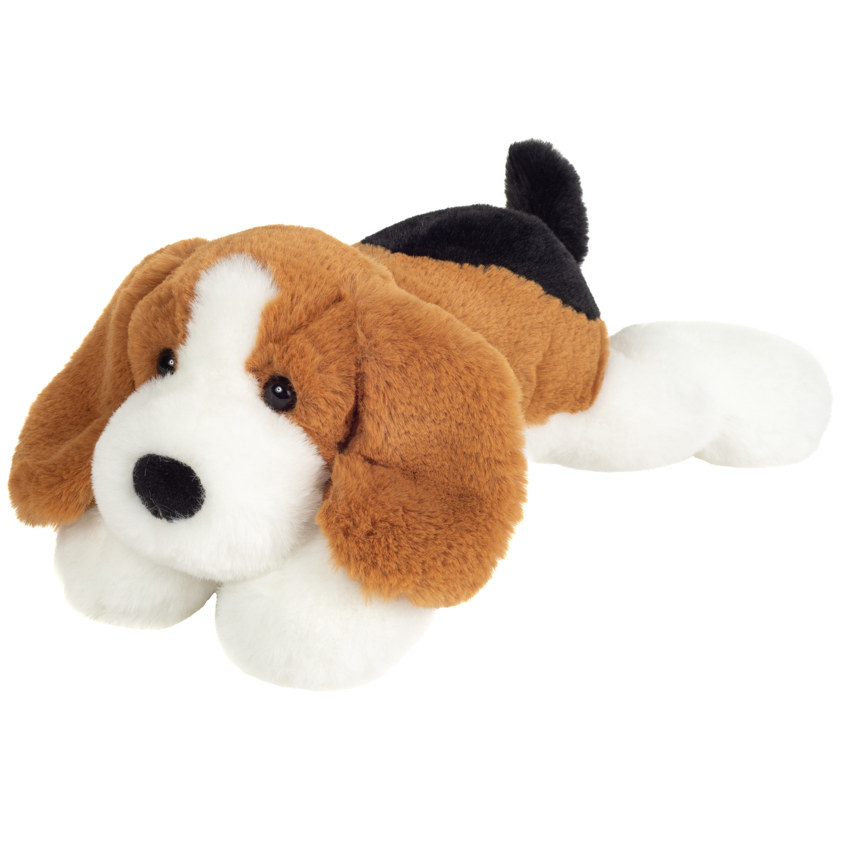 Knuffeldier hond Beagle - zachte pluche stof - premium knuffels - multi kleuren - 29 cm -