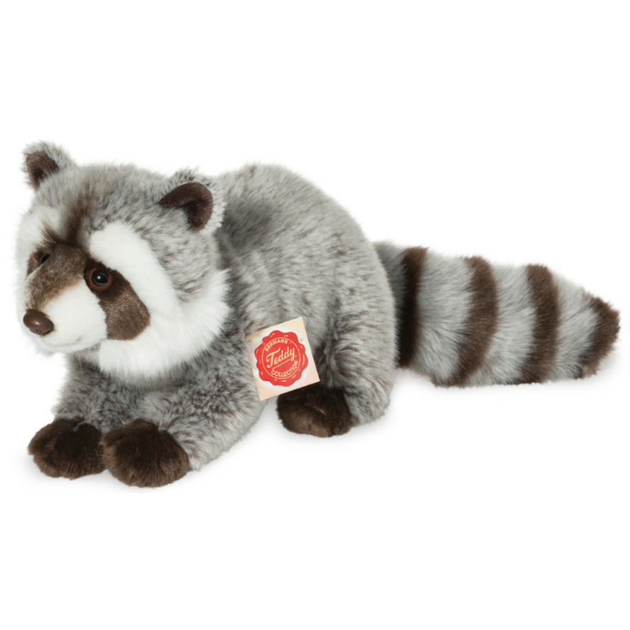 Knuffeldier Wasbeer - zachte pluche stof - premium kwaliteit knuffels - multi kleuren - 29 cm -