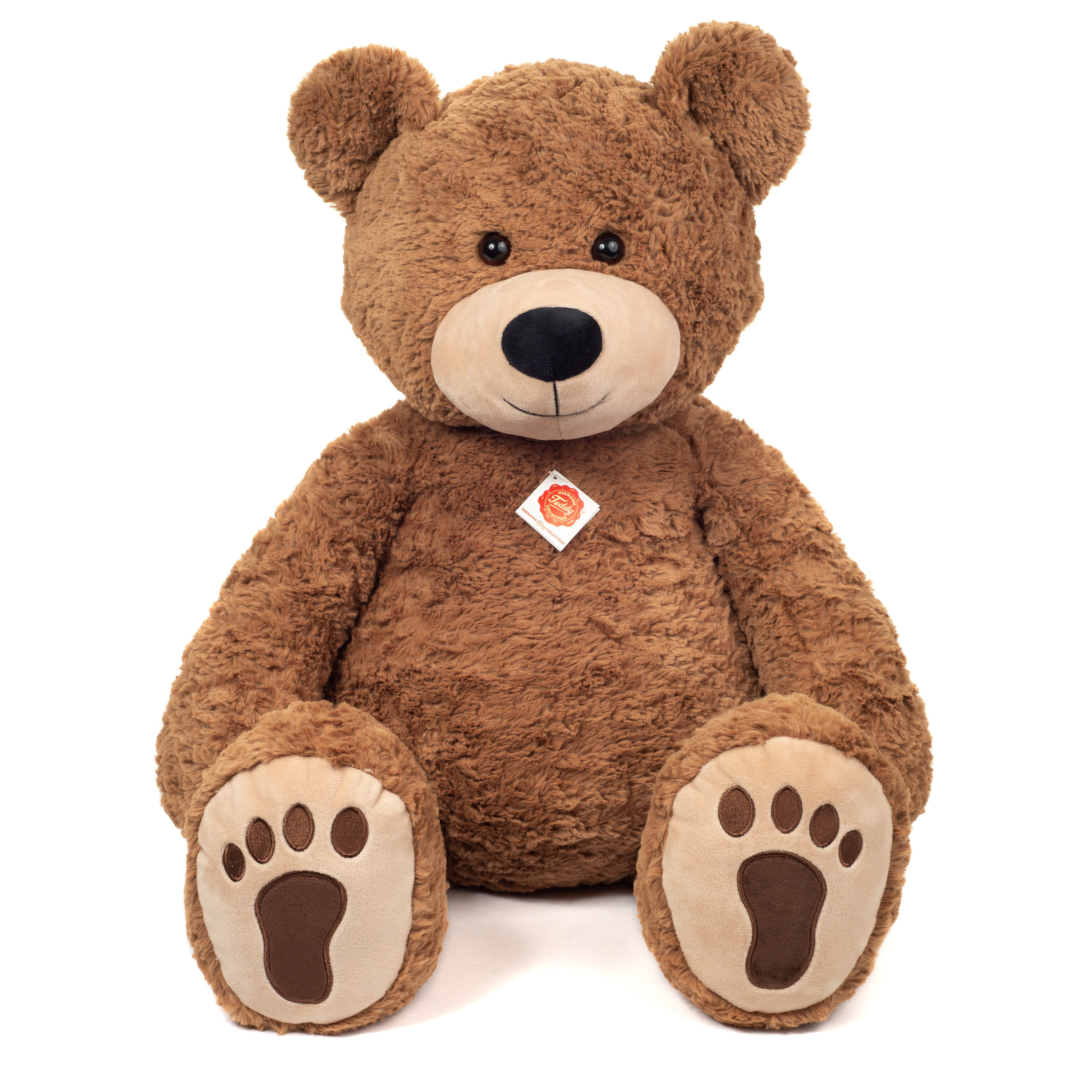 Knuffeldier beer Bruno - zachte pluche stof - premium kwaliteit knuffels - bruin - 75 cm -