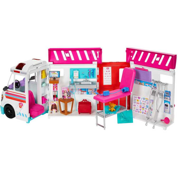 Mattel Barbie Ambulance en Kliniek speelset speelgoedvoertuig