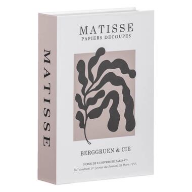 Opbergboek Matisse - naturel - 16x23x5 cm - Leen Bakker