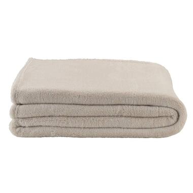 Plaid Duuk - beige - 130x160 cm - Leen Bakker