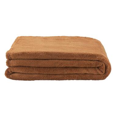 Plaid Duuk - caramel - 130x160 cm - Leen Bakker