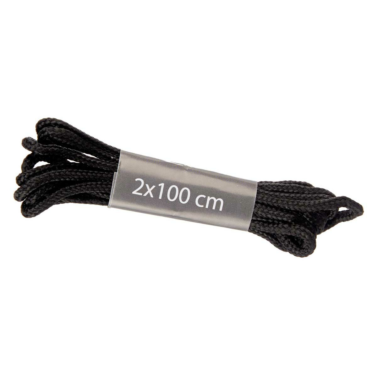 Schoenveters - 6x - zwart - 100 cm - stof One size -