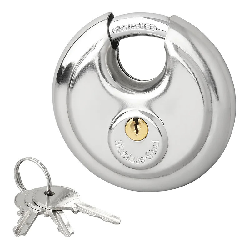 ProPlus Discusslot - 90 mm - gehard staal - 10 mm sluitbeugel - 25 mm opening - roestvrij -